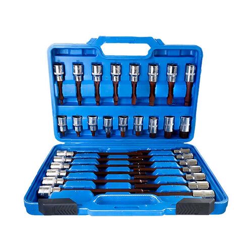 热销旋具批头套装六角电动扳手六角梅花12角花型棘轮扳手套筒汽修