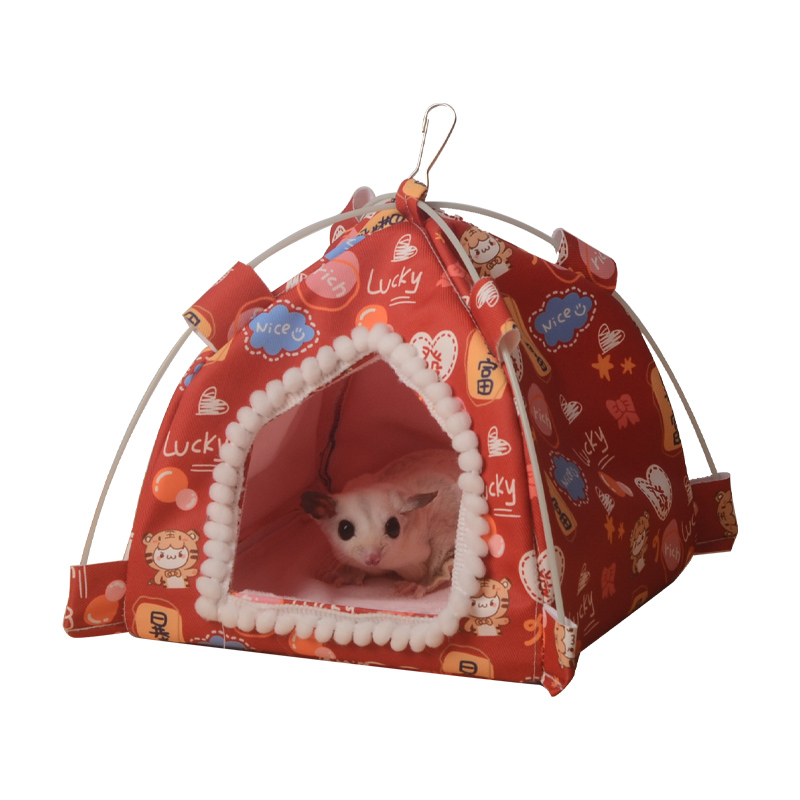热销蜜袋鼯帐篷小窝四季窝仓鼠花枝鼠睡窝小房子刺猬窝夏季透气用