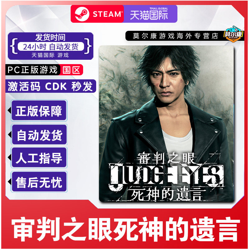 Steam游戏 审判之眼 死神的遗言 国区激活码CDKey PC正版游戏 - 实物图