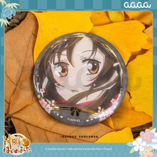 gugugugu正版现货元气少女缘结神 场面写真马铁口徽章盲盒第二弹