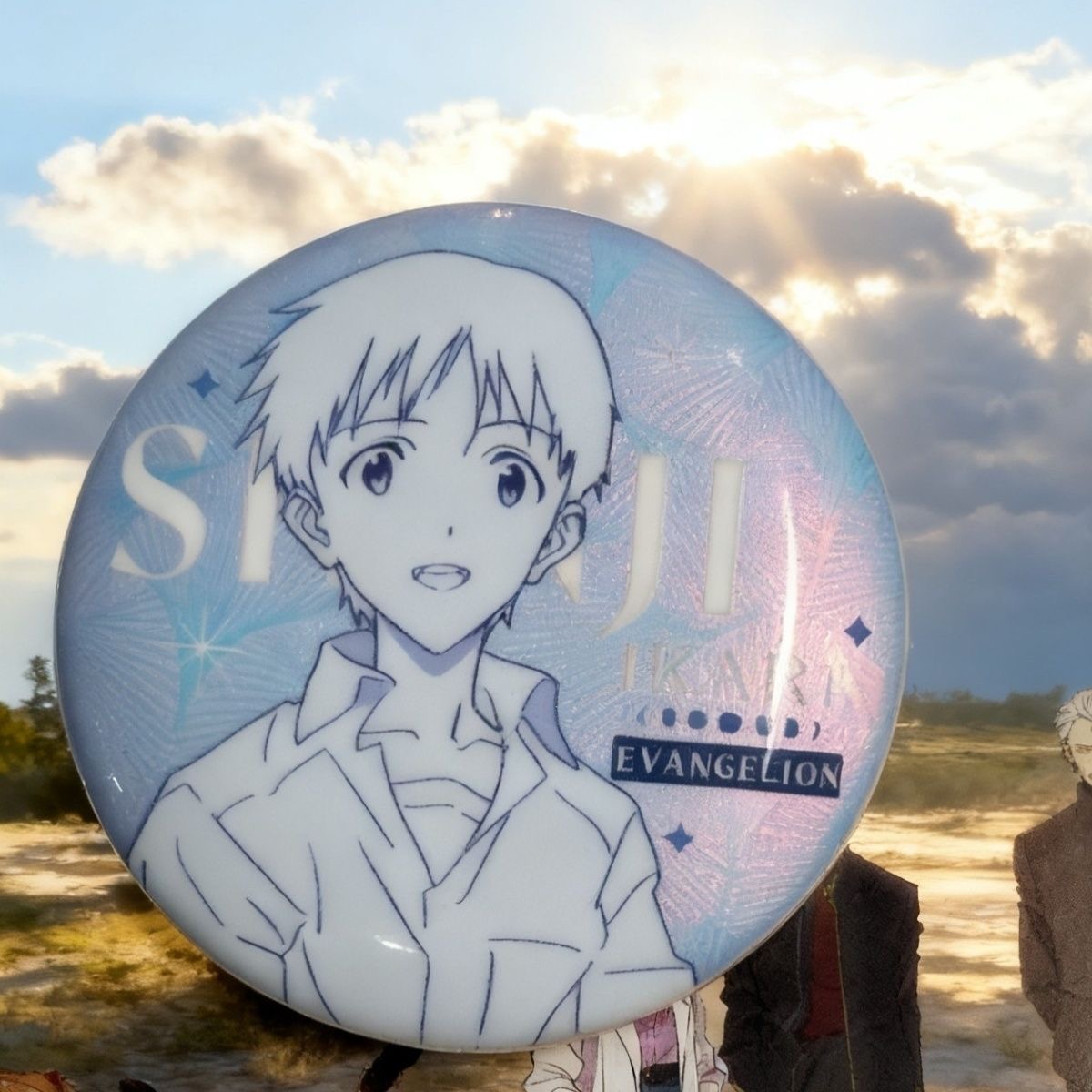 EVA新世纪福音战士周边线条徽章