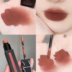 NARS空气柔雾唇霜唇釉吉普赛Gipsy684焦糖栗棕口红生日礼物送男友