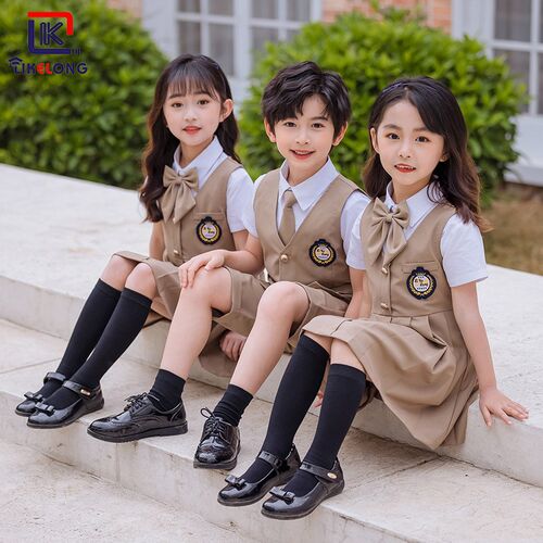 2024夏季新款幼儿园园服英伦风套装小学生校服班服学生演出表演服