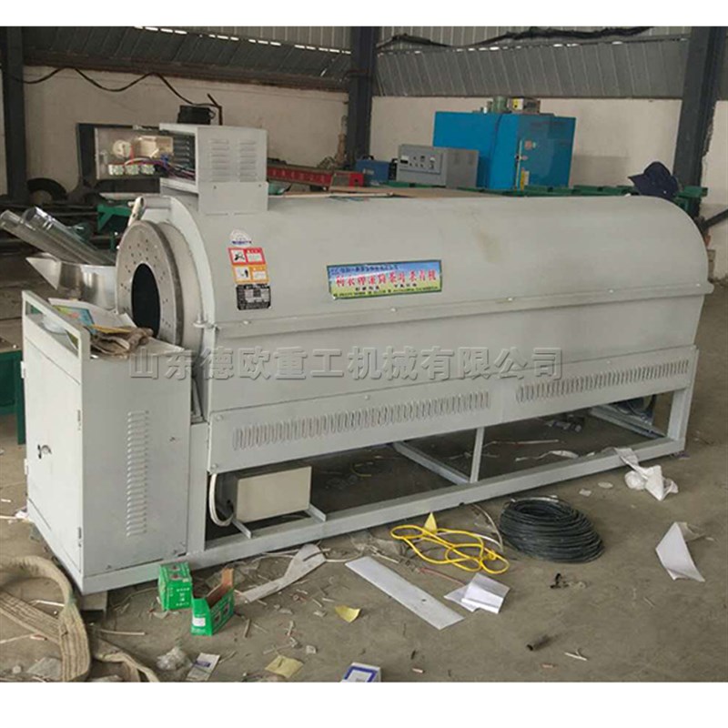 自动小型茶叶滚筒式杀青机 家用茶厂烘干机 小型药材高温提香机