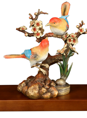 喜上眉梢全铜摆件 酒柜玄关家居客厅工艺L品闺蜜结婚礼物送人新娘