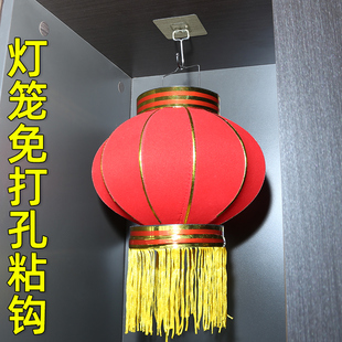 饰大号福字五帝钱葫芦灯笼挂件挂钩 中国结挂饰客厅电视背景墙面装