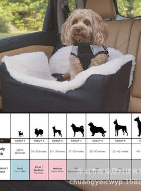 厂家宠物狗车载D-13027B垫狗宠车载狗窝车中载小型宠物窝物垫