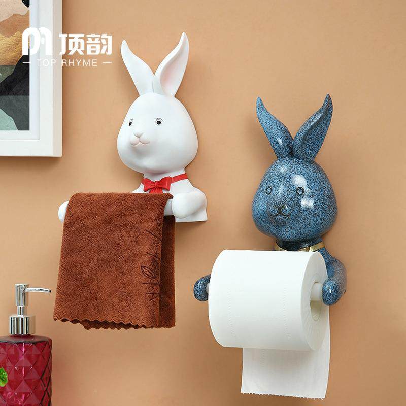 泡泡女DH20101孩意卡纸通可爱麋纸巾架卫生间巾卷纸壁挂式毛创巾