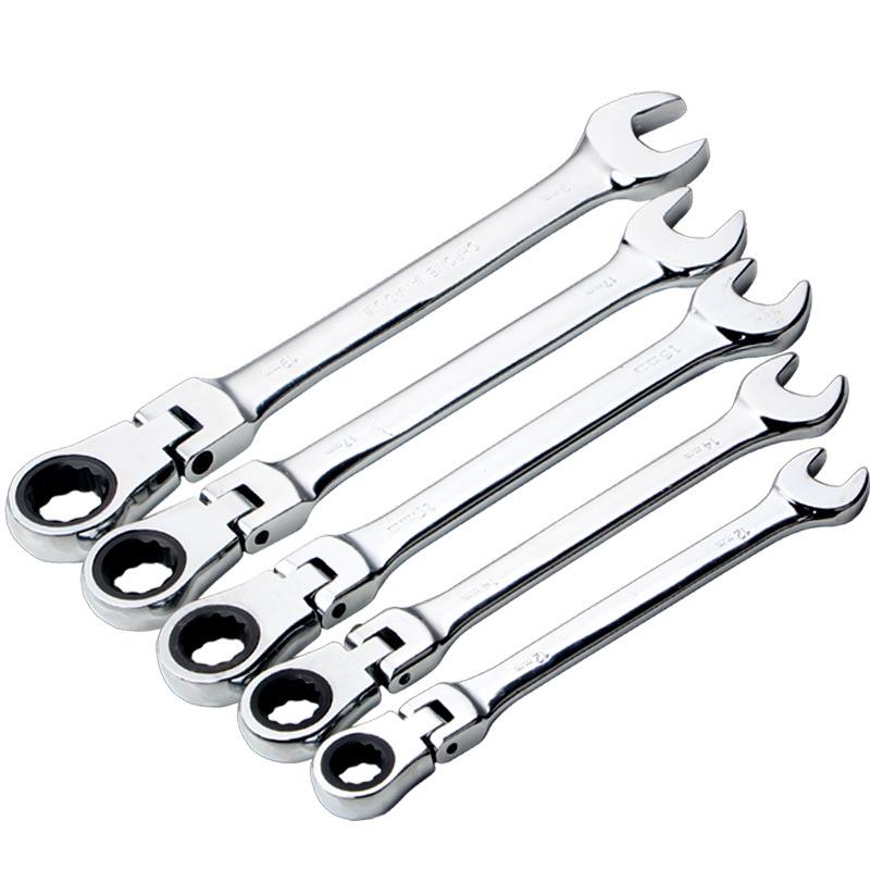 12P棘C两用轮扳手动固定头汽修工具套装7活2齿21件套12pc棘轮棘轮