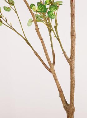 跨境仿真海棠客酒QH-57015店造景厅家居真装饰摆树件仿植物海棠树