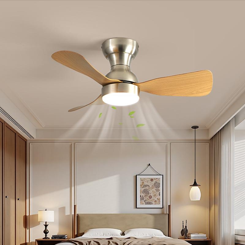 2025款古风卧室风扇灯中吸护眼扇静音简约书房餐厅01家用小风吊顶