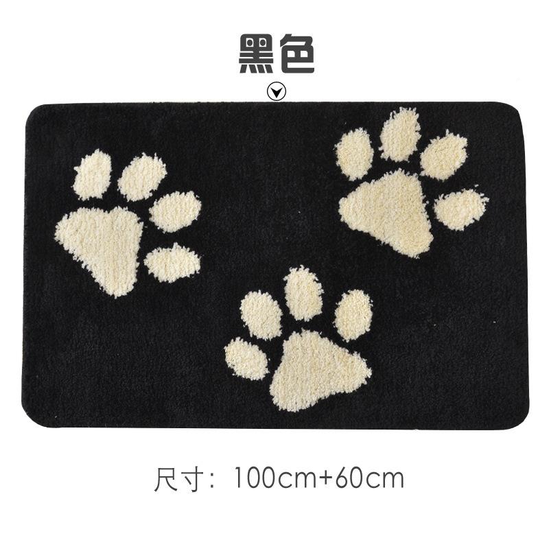 跨生境超XM-003纤植绒加厚浴室吸水防滑耐卫间脚垫室垫入脏户浴门