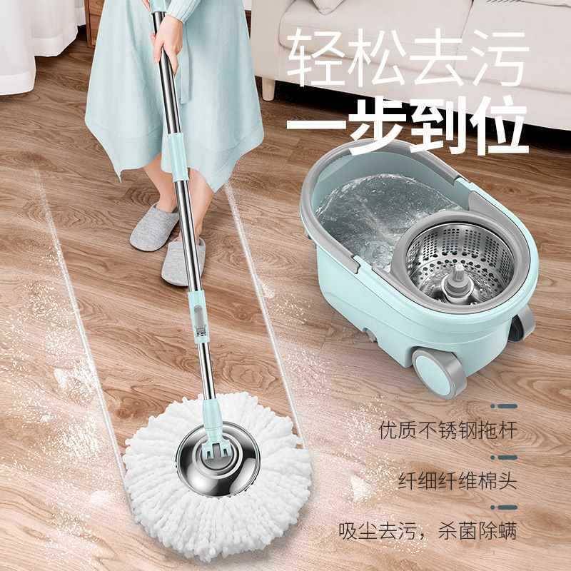 家用旋转式把免手洗一拖墩布桶甩干拖地直531拖净把拖拖布厂家销