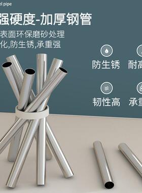 简易衣柜布衣柜全钢架出v加租房组装耐用家用宽卧室粗OVZ结实加厚