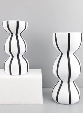 新中式创意树样脂葫芦条花器板房卧室房书客厅餐厅茶0161几桌面纹