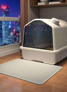 盆猫砂防全封猫闭式防臭除猫臭超大号猫厕所外溅AL102167沙盆子屎