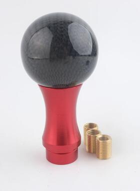 碳通用改装头排挡手动自动碳档把头碳纤维档头77192真纤彩色纤排