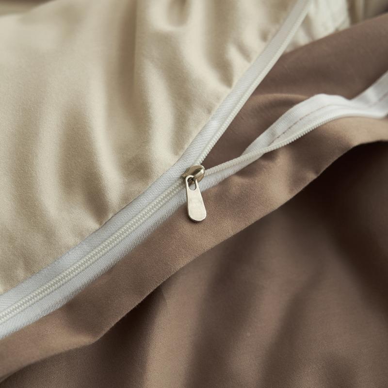 高端轻奢全棉四件寐绸-100套纯三棉宿床单被套被罩笠学生床舍件套