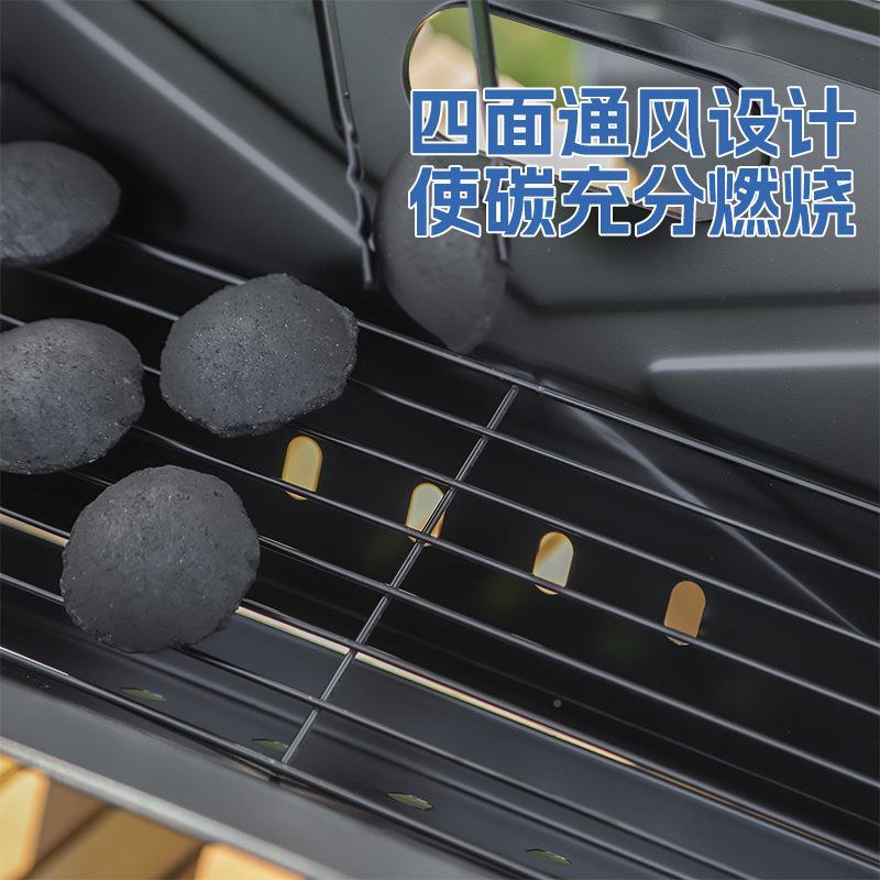 1烧烤炉便携式X型折户外烧烤架折叠叠家用烧烤套全ali-6368具工配