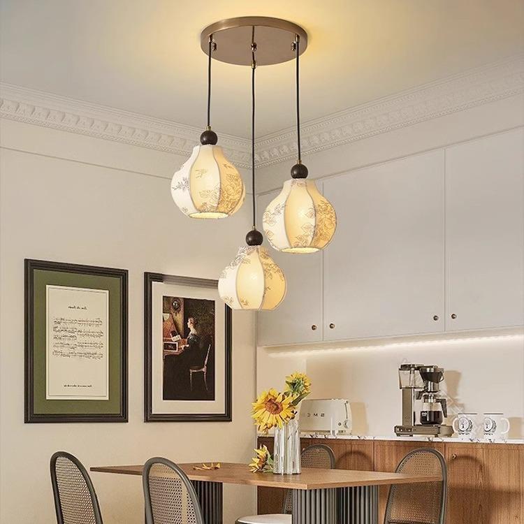 58美式复古床头台吊灯民宿饭店酒店前童儿卧室玄关吊灯中DSHLX山