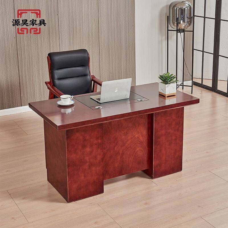 单人办公椅员工KIM油家漆电脑桌书办桌公室木皮桌办子公具桌办公