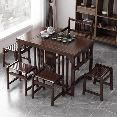 阳台椅组合简约新中全套办公室茶客厅简RPT约小式茶桌烧水一体桌