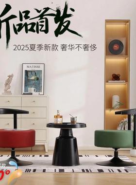 小户型RBC可旋转人沙发梳网妆台椅化妆椅子休闲椅红单单人沙发靠