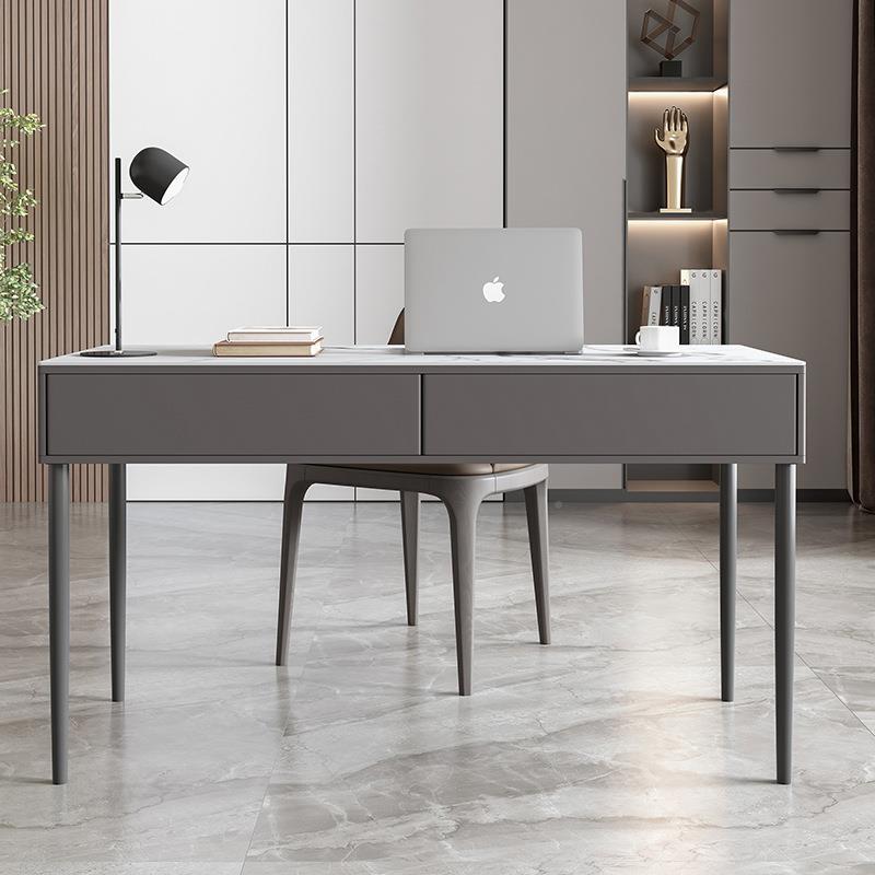 轻学奢板书桌岩现DVI代简桌约台式电脑桌办公习小户型家用书房写