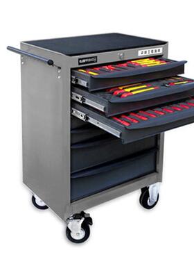 S102366件套新能源汽车维修具车8组套工具车6756*4KWX59*10工21