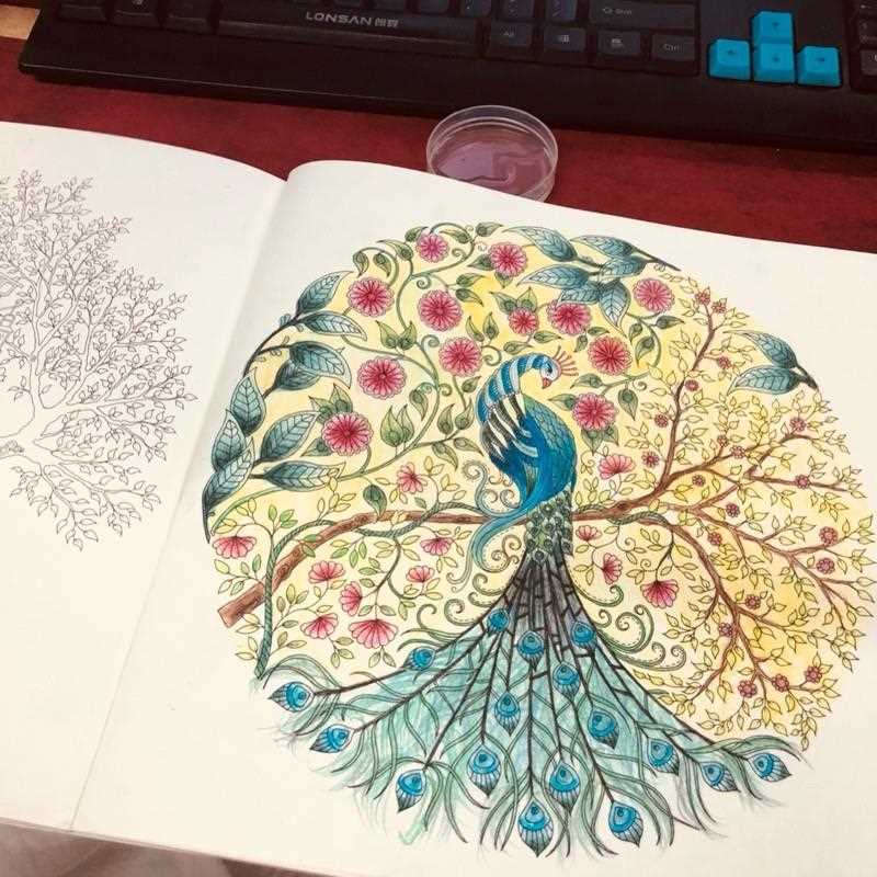 直销新款涂色书大人成人减压填色绘画手绘儿童学生涂鸦画画本
