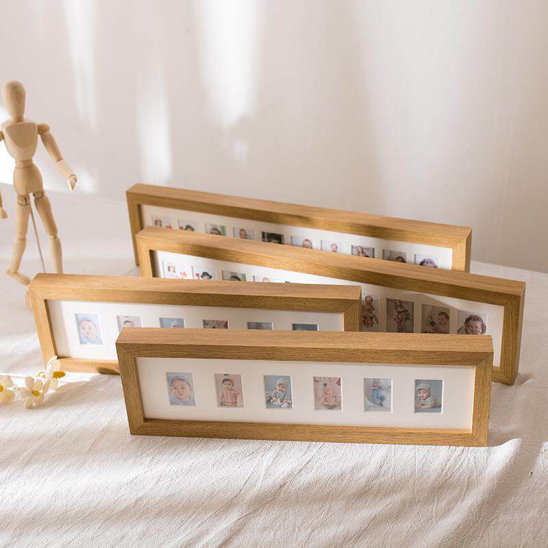 直销新款证件照相框摆台儿童新款宝宝成长记录相框宝宝二寸照片纪