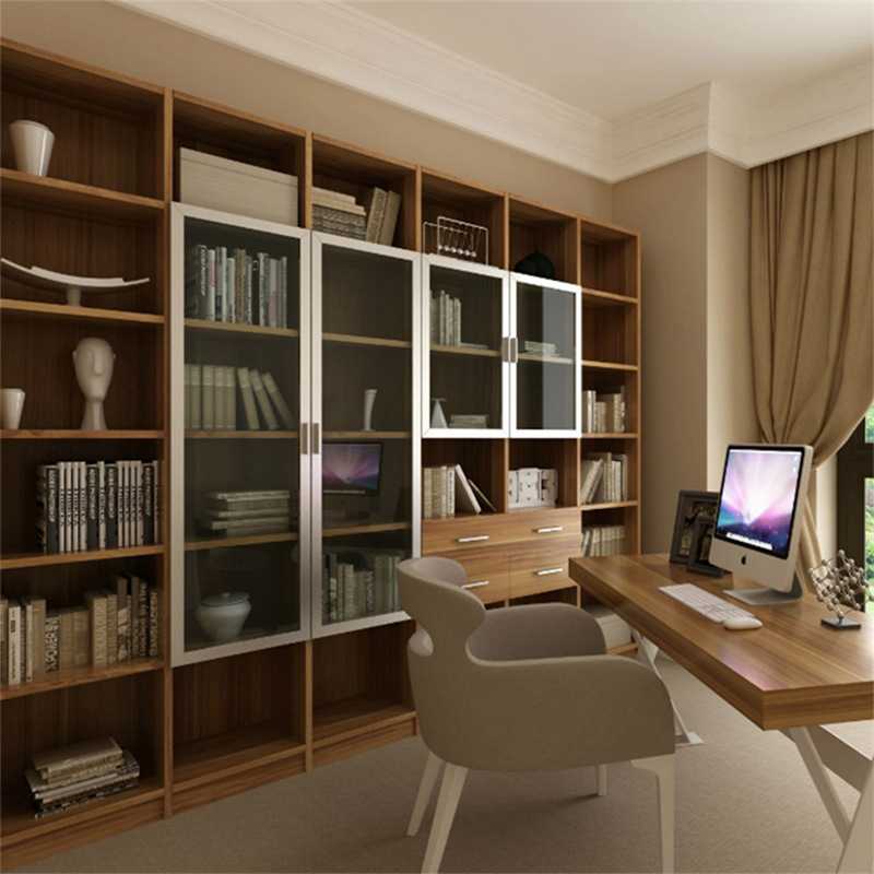 新款直销简易书架落地多层收纳储物书柜组合创意木质置物架定 制8