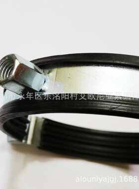 直销新款实力厂商现货2个厚加重PPR管卡 外贸重型管卡 金属胶皮卡