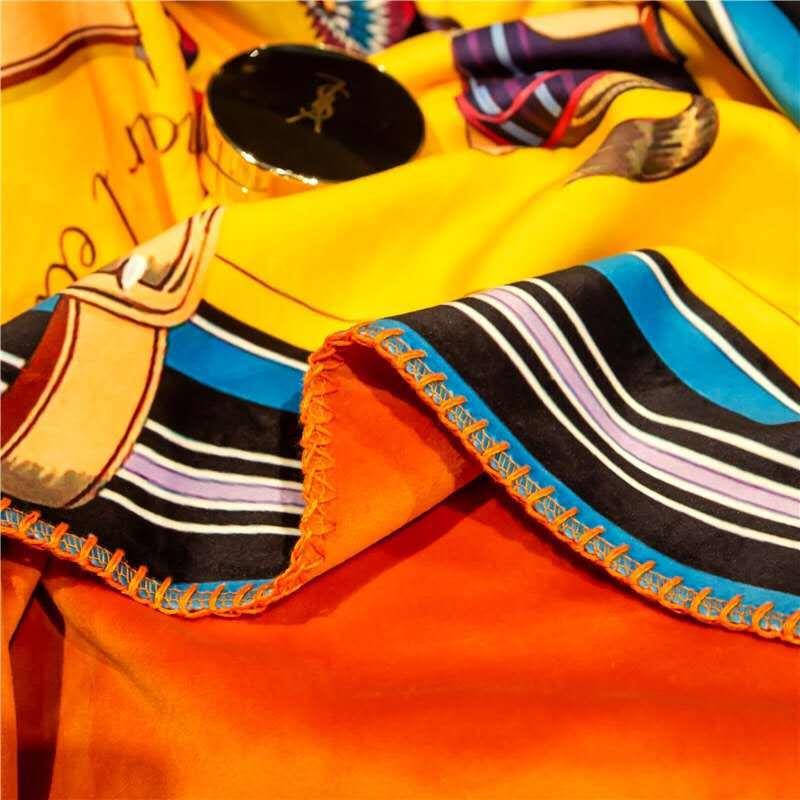 直销新款欧式宫廷风雪狐绒高级毯子1.5m2.0m沙发毛毯办公室空调盖