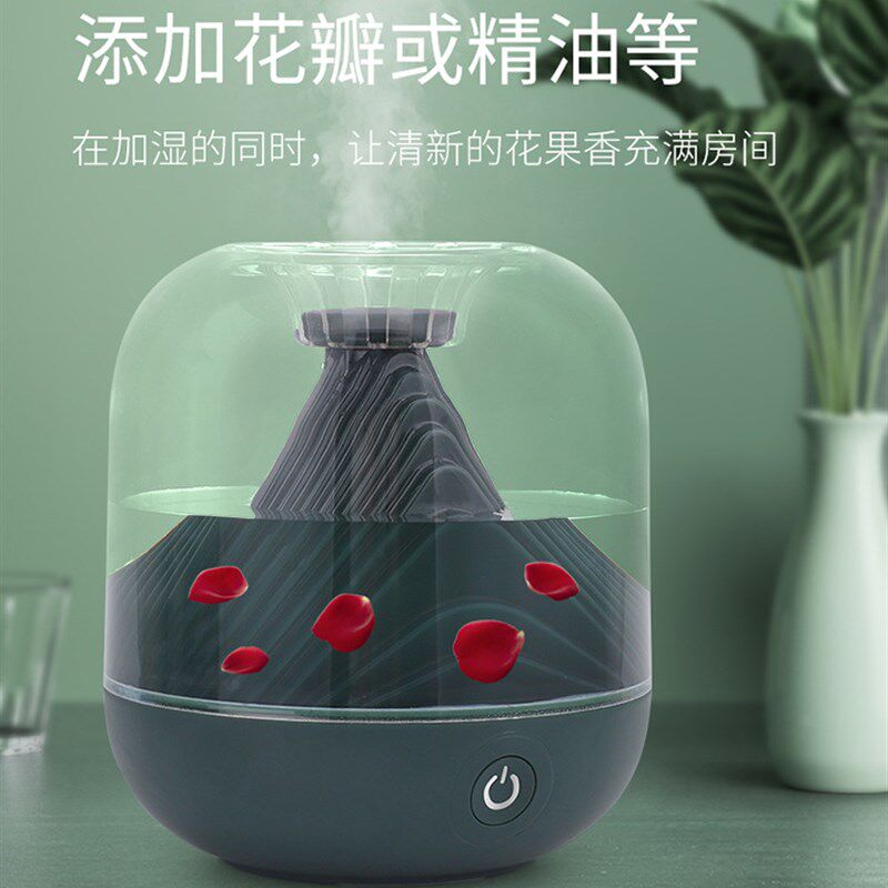 usb充电加湿器家用卧室静音迷你香薰上加水小空气增湿降尘净化器