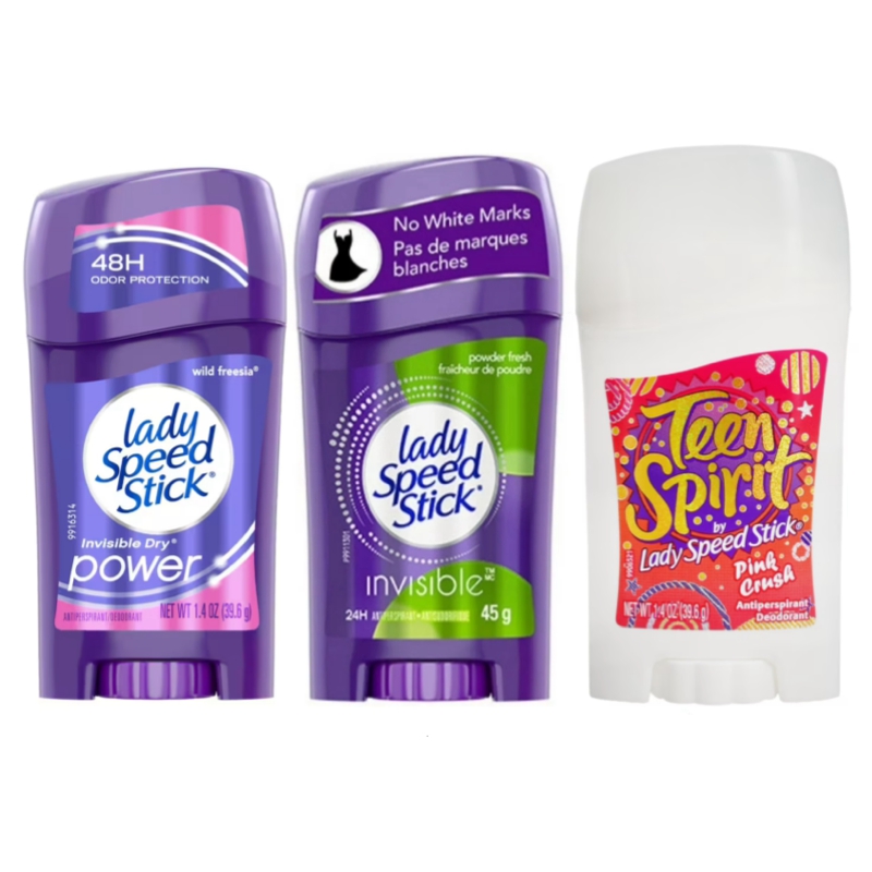 现货美国正品Lady Speed Stick止汗香体膏48小时腋下干爽祛汗味