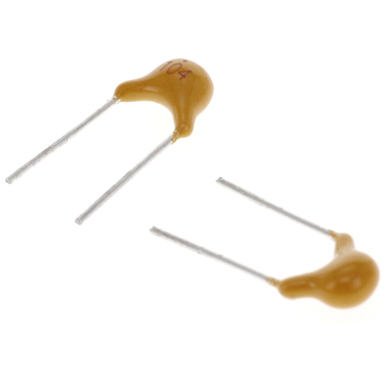 热销直插式 独石电容 104P 0.1UF 100NF 50V 20% 脚距5.08MM 独石