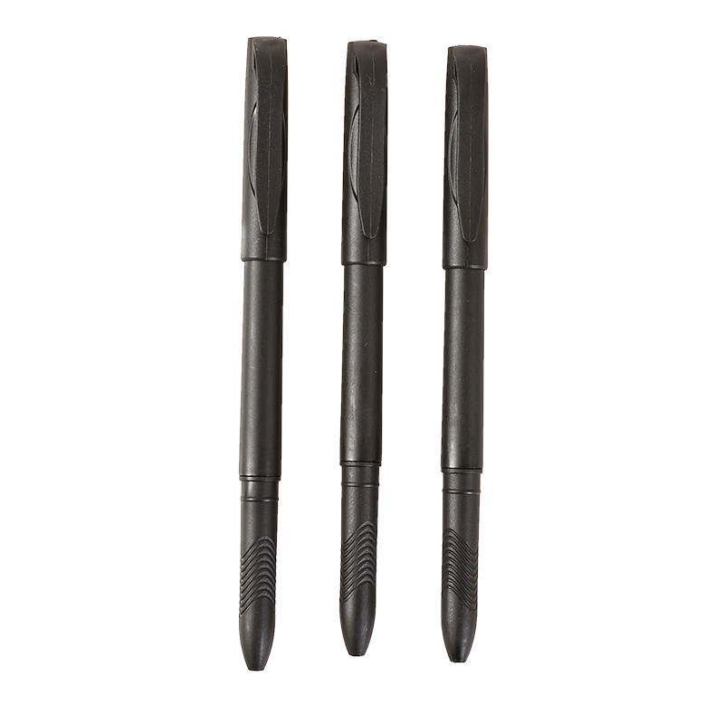热销5支空笔杆j办公学生用品通用中性笔圆珠笔芯替换笔管外壳黑色