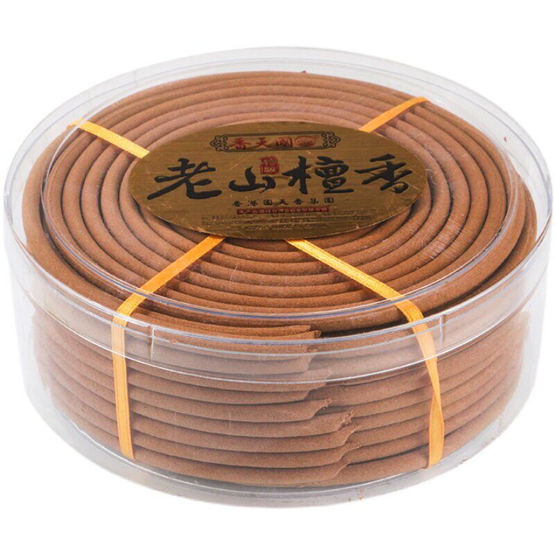 热销老山檀香金标精品装24小时家用供佛盘香夏季驱蚊擅盘香佛堂拜