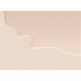 热销简约轻法式 修墙纸客厅卧室床头壁纸仿发光格栅造型壁 诧寂风装