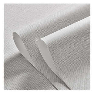 热销墙纸自粘亚麻素色卧室客厅电视背景墙纯色家用装 修自贴墙壁纸