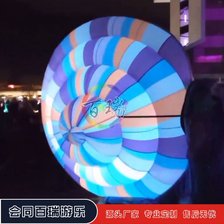 充气发光蜗牛贝壳昆虫蜗牛仿真植物气模人背动物巡演商场酒吧装饰