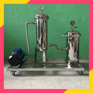 过滤油中的细小悬浮物沉淀花生油过滤机花生油灌装前精滤机