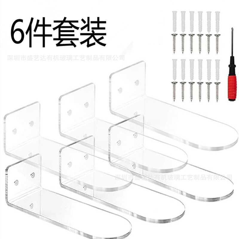 鞋子支架托架展示架浮动亚克力搁板壁挂展示运动系列悬浮鞋架厂家