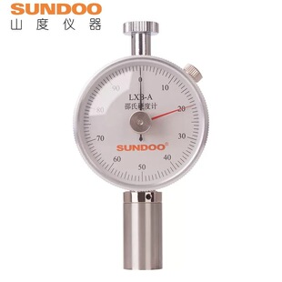 山度邵氏硬度计LXB-A双针橡胶硬度计A型带峰值SUNDOO邵氏硬度计
