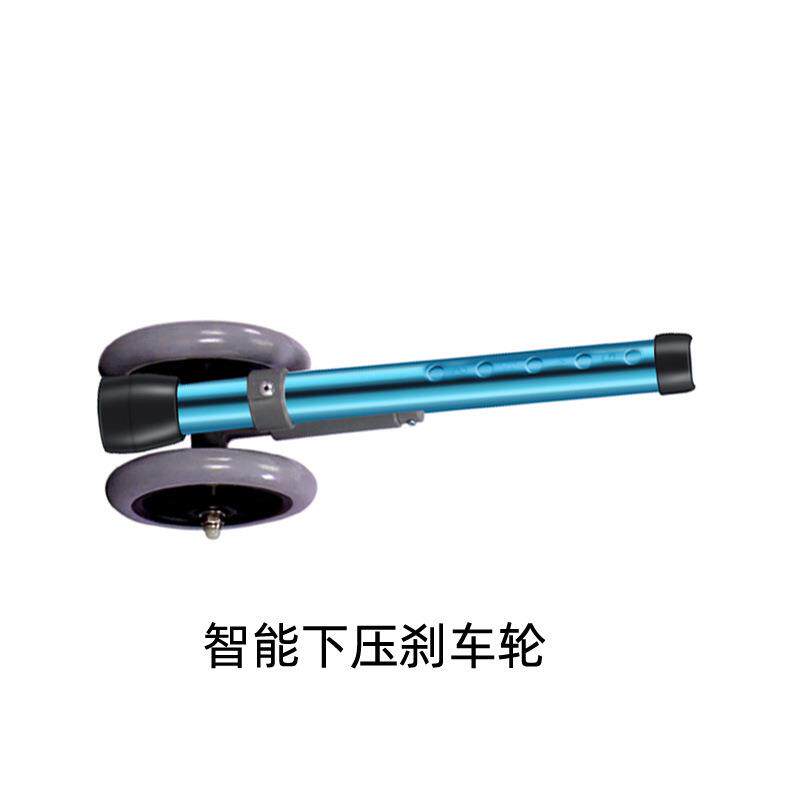 步行器自动刹车轮子学步车助步器配件轮