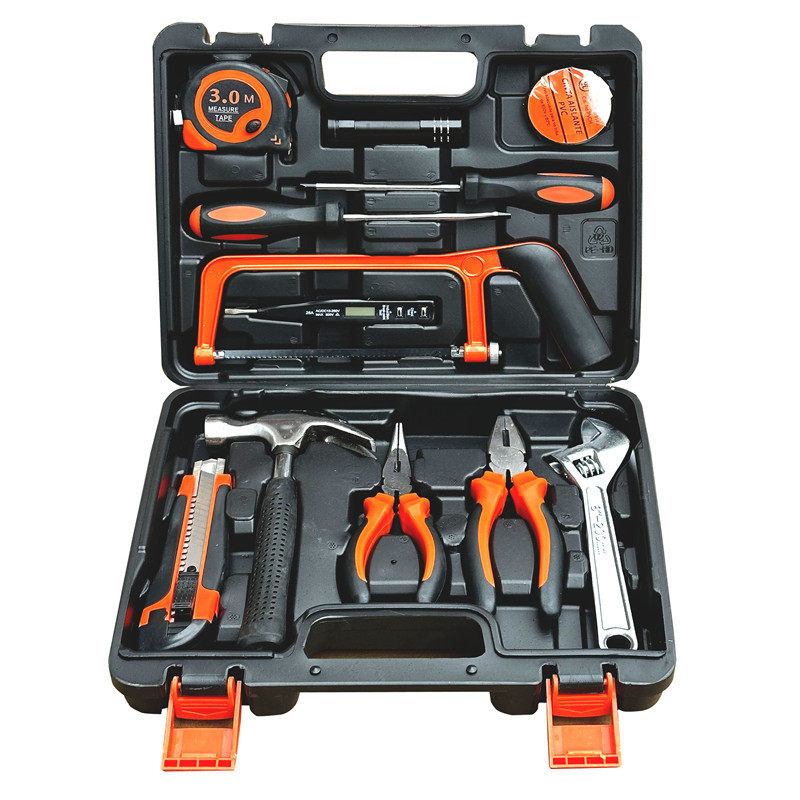 13-2家用工具套装五金组合组套工具箱木工电工手动工具房产礼品