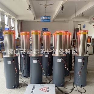 厂家供应液压升降路桩 304不锈钢成品自动升降防撞护柱遥控伸缩柱