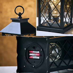 美式复古创意铜线装饰灯摆件北欧房间卧室床头桌面布置小夜灯摆设