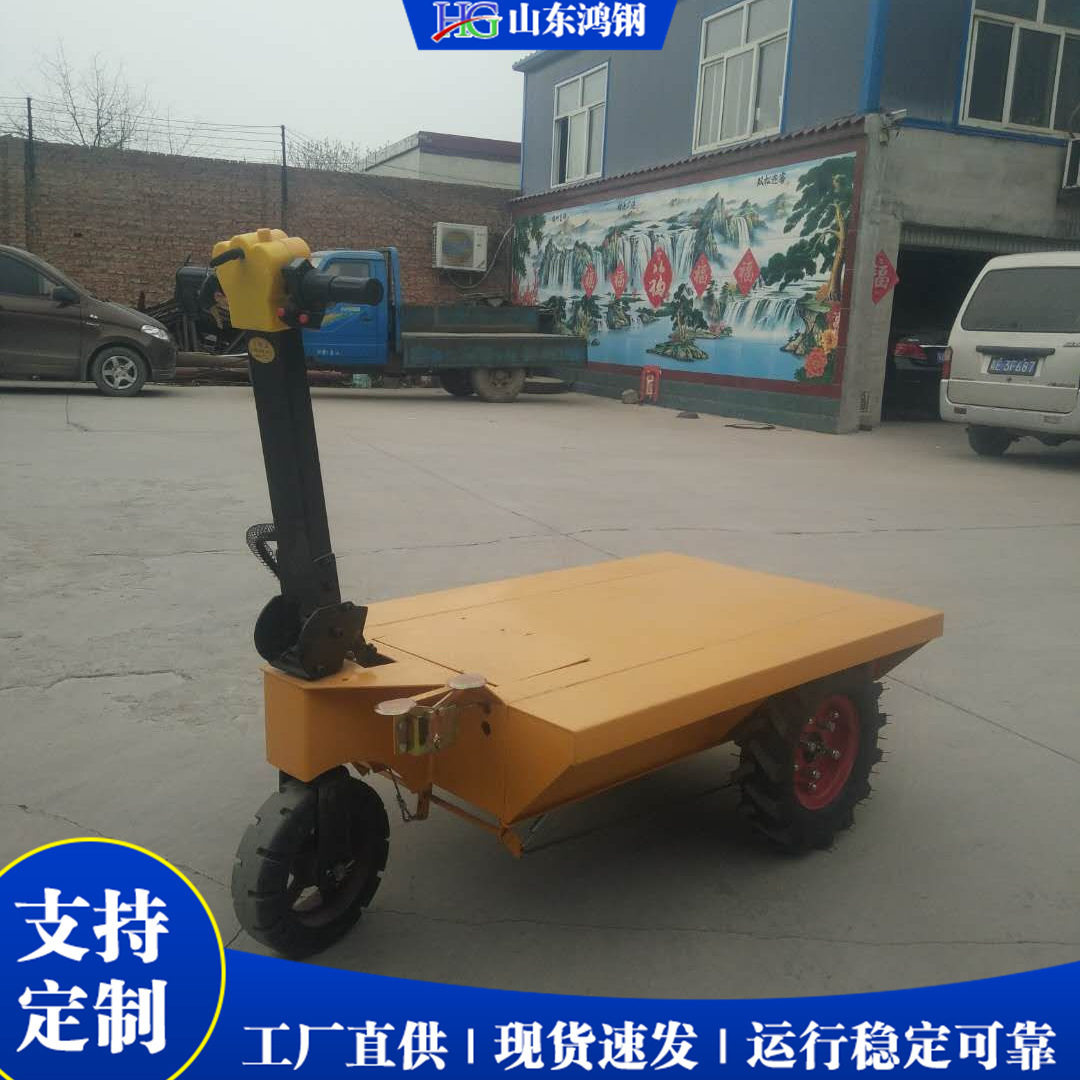 小型家用电动平板手推车商用楼道电梯搬运车三轮搬运拉砖车
